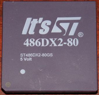 It's ST 486DX2-80 CPU (ST486DX2-80GS) 5 Volt, Sockel 1/2/3 USA 1993